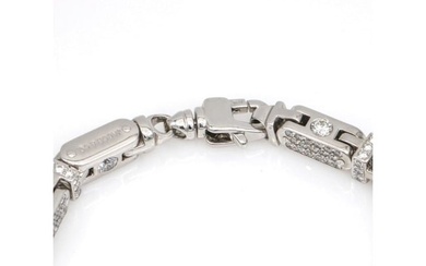 Jacob & Co. Diamond Capsule Fancy Link Bracelet In 18k White Gold