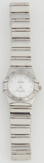 Lady's Omega Stainless Steel Constellation Wrist Watch