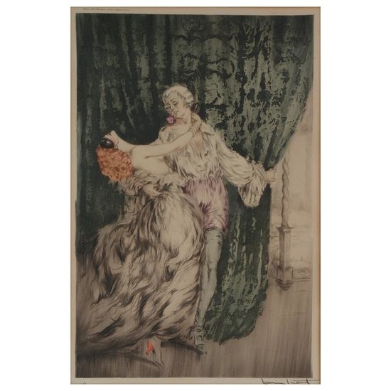 Louis Icart "Casanova" aquatint etching