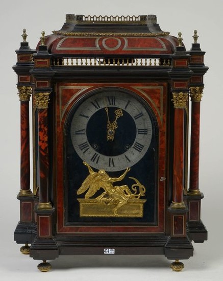 Louis XIV style clock called "Religious" in red...