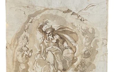 MANIÈRE DE LUCA GIORDANO, NAPLES, 1634 - 1705, XVIIE SIÈCLE DESSIN ITALIEN À LA PLUME,...