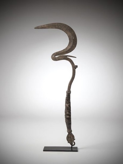 MATAKAM, North Cameroon. Wrought-iron "sengese" knife with a...