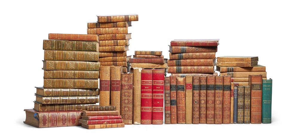 Ɵ MISCELLANEOUS: MOSTLY NINETEENTH-CENTURY BOOKS IN ENGLISH, 114 VOLUMES