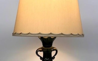Marbro Murano Table Lamp Tourmaline Green With Gold Details