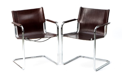 Marcel BREUER (1902 - 1981) attribué à, Paire de fauteuils, "modèle B34 " modèle de...