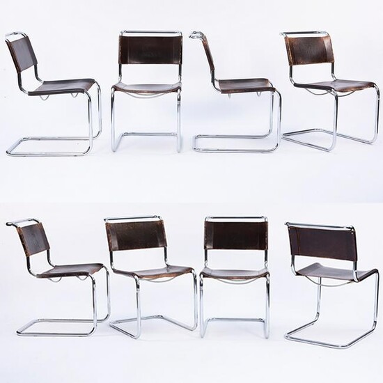 Marcel Breuer, Eight chairs 'B 33', 1927/28