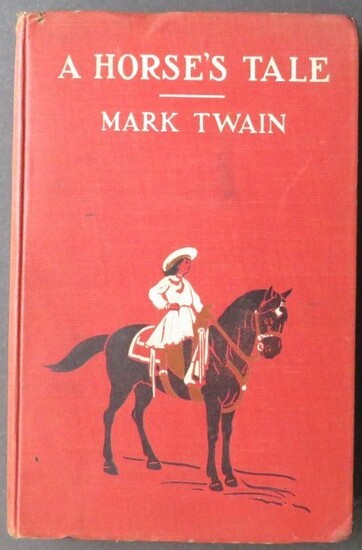 Mark Twain, Horse Tale, 1st/1st 1907 Hitchcock illustr.