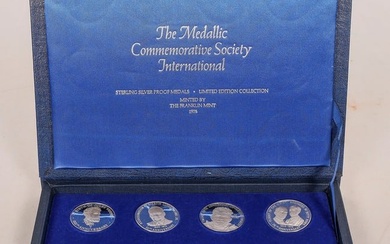 Medallic Commemorative Society Silver Medals (12) [179146]