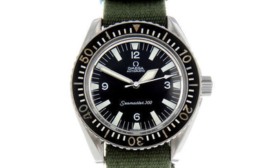 OMEGA - a gentleman's stainless steel military issue Seamaster 300 wrist watch.