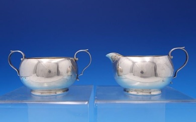 Old French by Gorham Sterling Silver Sugar and Creamer Set 2pc 2