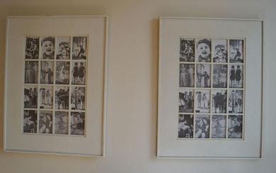 PAIR OF PICTURE COLLAGE FRAMES