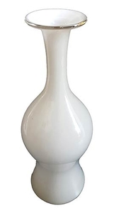 PAOLO VENINI - MURANO - White cased glass vase, 1952
