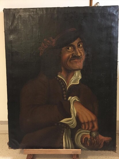 SOLD. Painter unknown, 18th-19th century: An Italian merchant counting his money. Unsigned. Oil on canvas. 70 x 54 cm. – Bruun Rasmussen Auctioneers of Fine Art