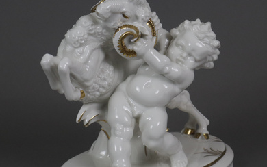 Porcelain figurine “Übermut” - Lorenz Hutschenreuther Porcelain Manufactory, Department of Art Selb, design: Karl Tutter (1883-1969).