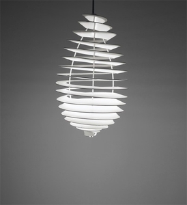 Poul Henningsen, 'Spiral' ceiling light