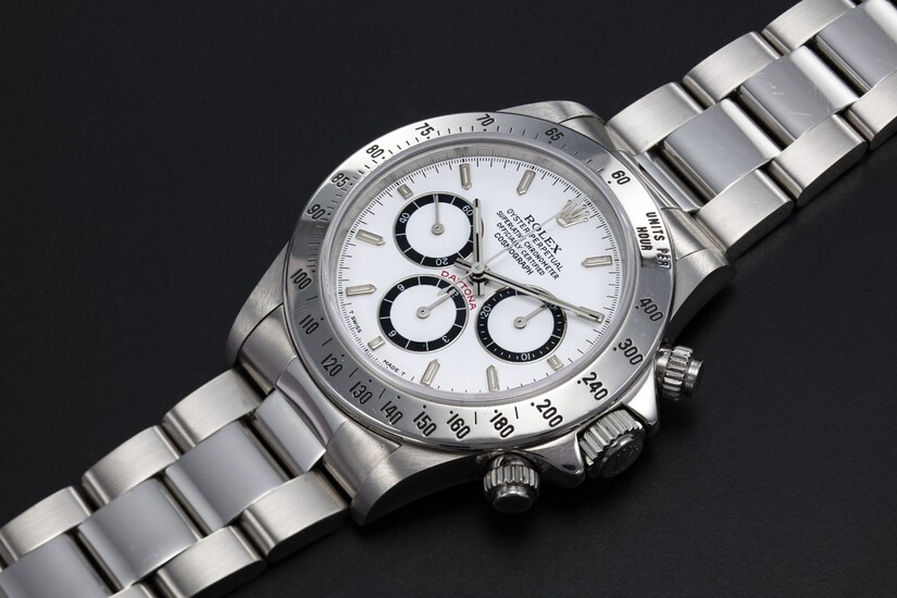 ROLEX, A STAINLESS STEEL OYSTER PERPETUAL COSMOGRAPH DAYTONA “INVERTED 6”