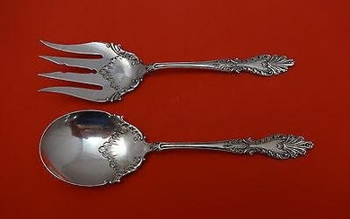 Raphael by Rogers & Hamilton Plate Silverplate Salad Serving Spoon & Fork