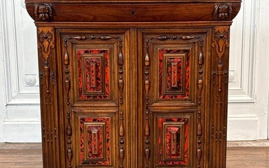 Renaissance Revival Walnut Cabinet