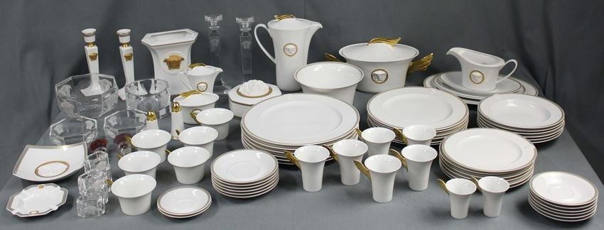 Rosenthal Versace porcelain. Dining service and coffee
