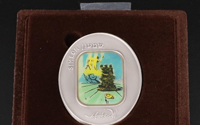 Salvador Dali Israel Commemorative Silver Medal