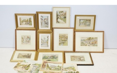 Samuel Poole (Late 19th century) - A collection of framed & ...