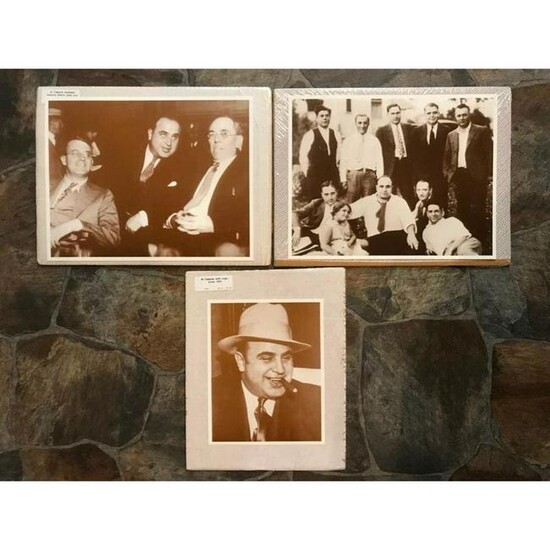 Set of Famous Gangster Al Capone Photo Prints