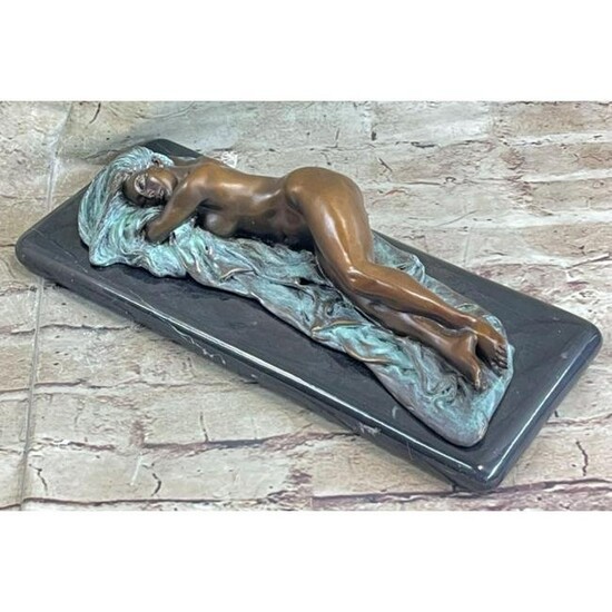 Sleeping Nude Bronze Sculpture