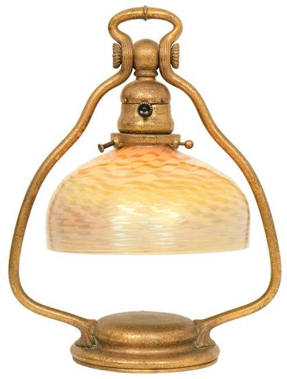 Tiffany Studios Damascene Desk Lamp