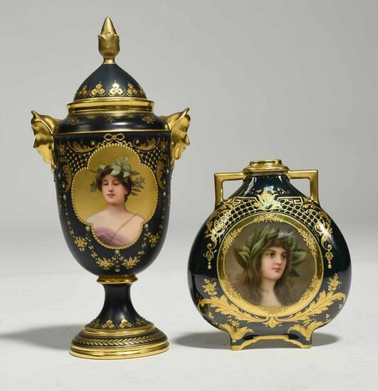 Two Pieces of Royal Vienna Porcelain