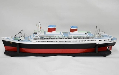 USS United States Wooden Steamship Model