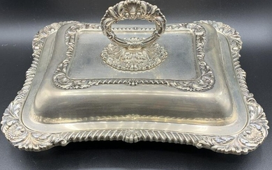 VINTAGE STERLING SILVER SERVING TRAY 2013 G