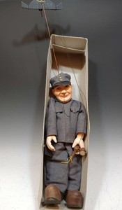 Vintage Boxed Czechoslovakian Marionette
