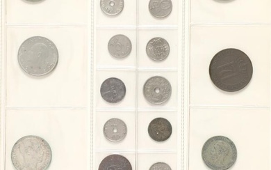 'World', collection of coins and paper money incl. Denmark, 'S.O.S Kasse i...