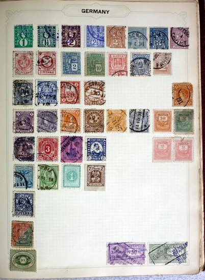 World: old-time collection arranged in two albums