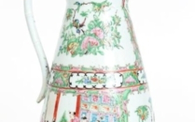 Large Famille Rose Chinese Pitcher