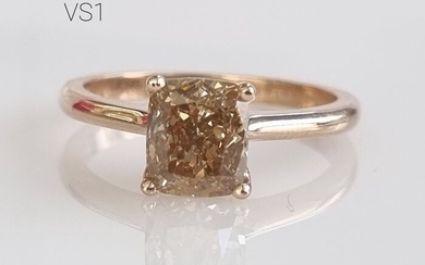 14 kt. Pink gold - Ring - 1.87 ct Diamond