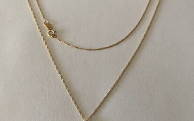18 kt. Yellow gold - Necklace with pendant