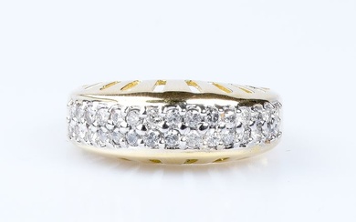 18 kt. Yellow gold - Ring - 1.10 ct