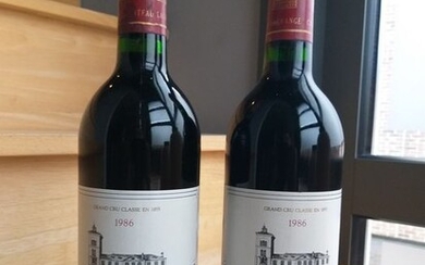 1986 Chateau Lagrange - Saint-Julien Grand Cru Classé - 2 Bottles (0.75L)