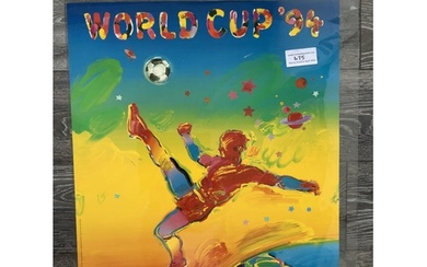 1994 USA Football World Cup Peter Max Advertising Poster: Or...