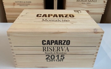 2015 Caparzo - Brunello di Montalcino Riserva - 6 Bottles (0.75L)