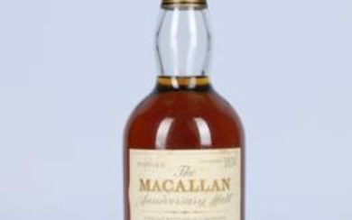 25 Years Old The Macallan Single Highland Malt Scotch Whisky Anniversary Malt, destilliert 1964, The Macallan Distillers, Schottland, 95 Falstaff-Punkte