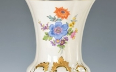 vase, Meissen, 20th c., 2. choice, partially...