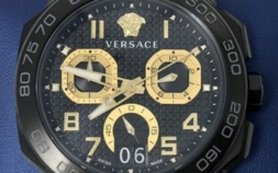 Versace - Dylos Black Chronograph Watch "NO RESERVE PRICE" - VQC020015 - Men - 2011-present