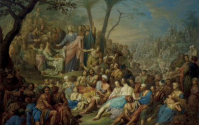 Franz Christoph Janneck (Graz 1703-1761 Vienna), Christ Feeding the Five Thousand