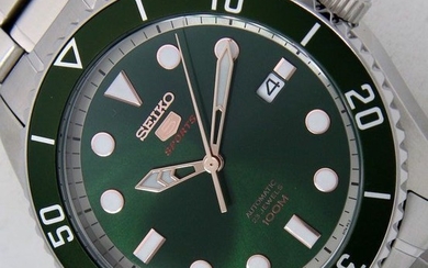 Seiko - Automatic 23 Jewels "Green Dial" - - "NO RESERVE PRICE" - - Men - 2018