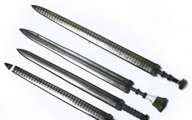 Chinese Archaistic Alloy Swords