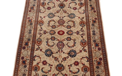 4'6 x 8'7 Hand-Knotted Persian Area Rug
