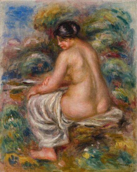 BAIGNEUSE AU LINGE, Pierre-Auguste Renoir