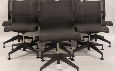 6 Vintage Herman Miller Office Style Chairs